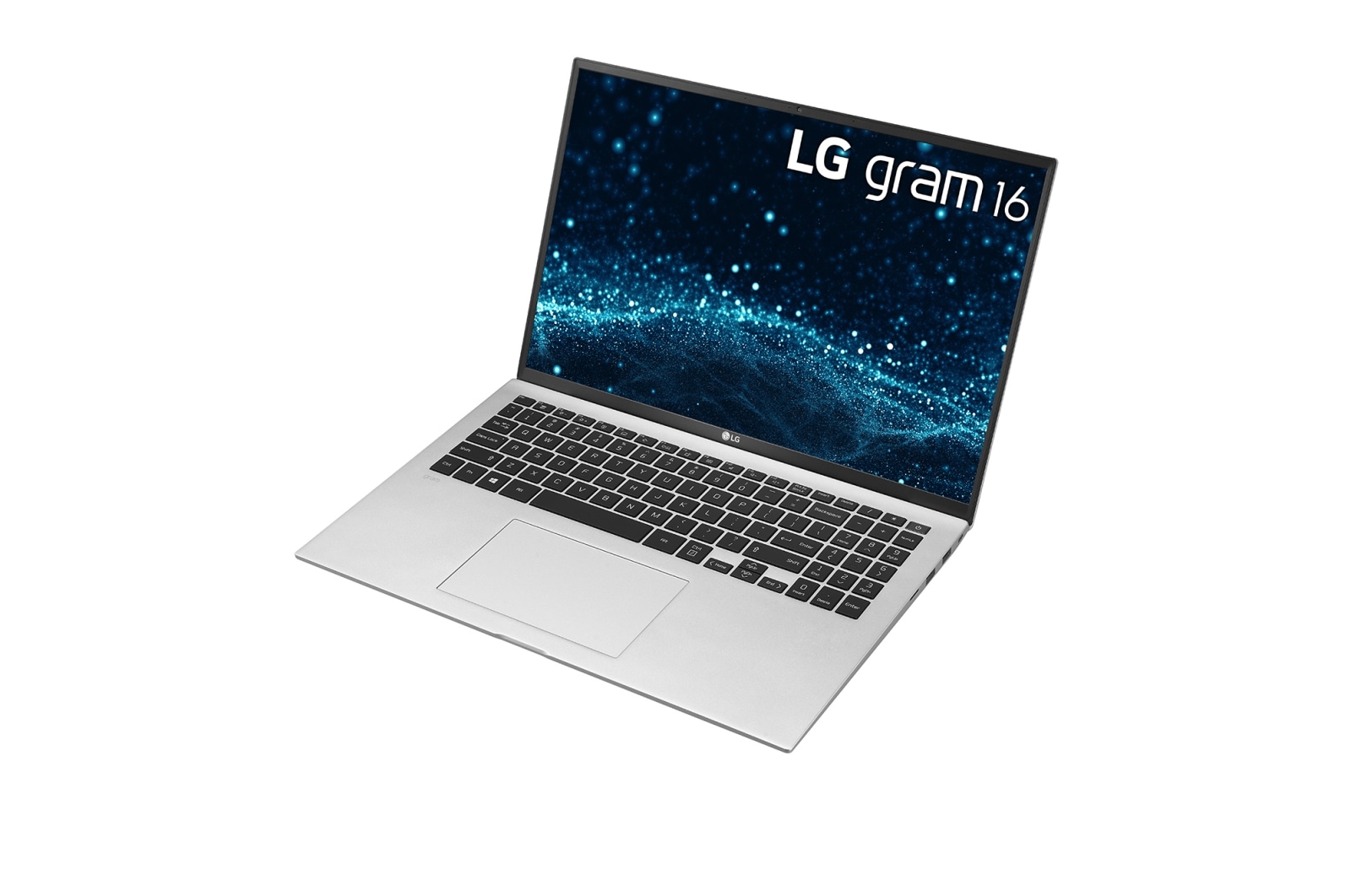 LG gram 16” 輕贏隨型 極致輕薄筆電 – 石英銀 (i5), 16Z90P-G