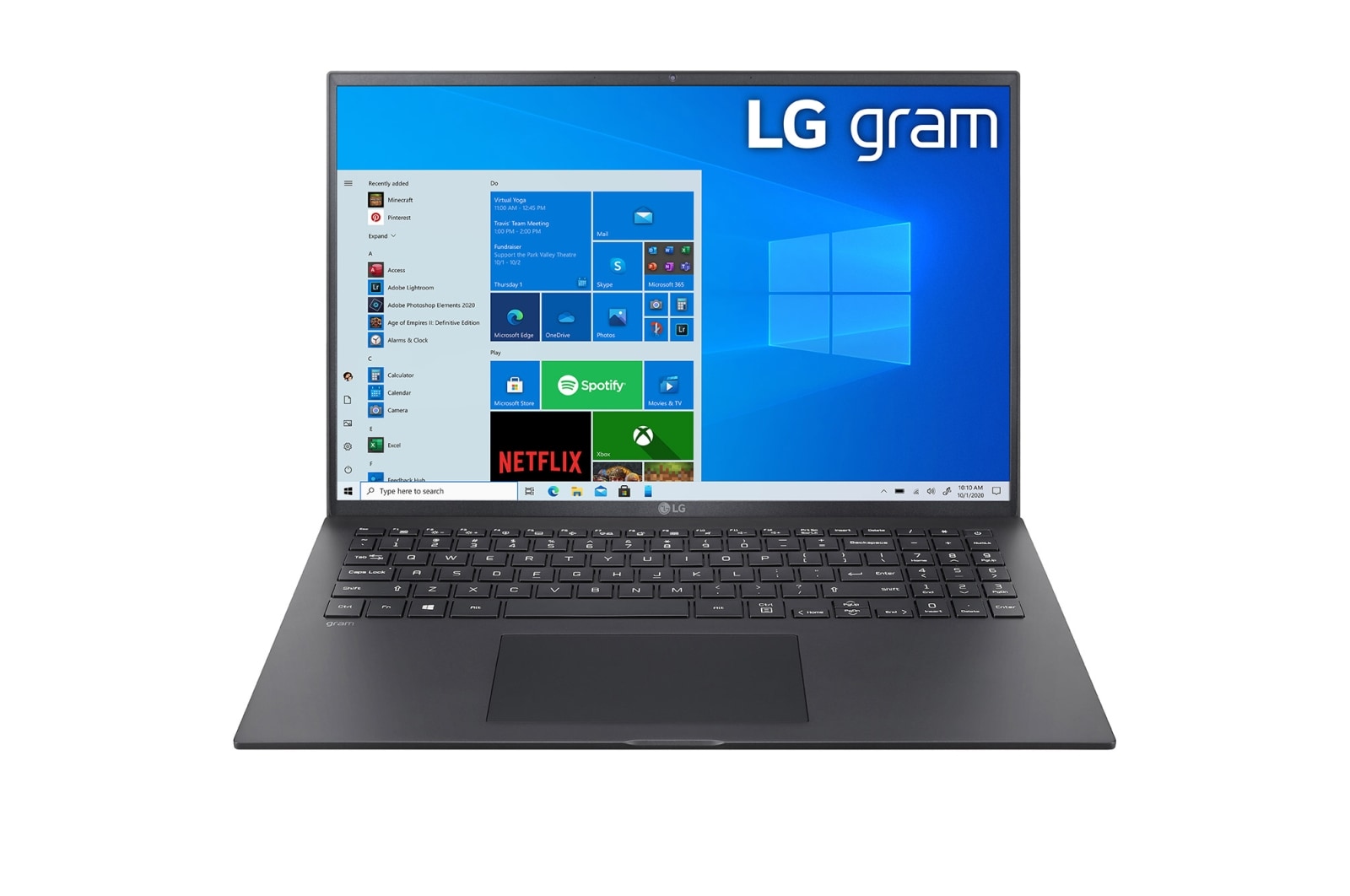 LG gram 16” 輕贏隨型 極致輕薄筆電 – 曜石黑 (i7), 16Z90P-G