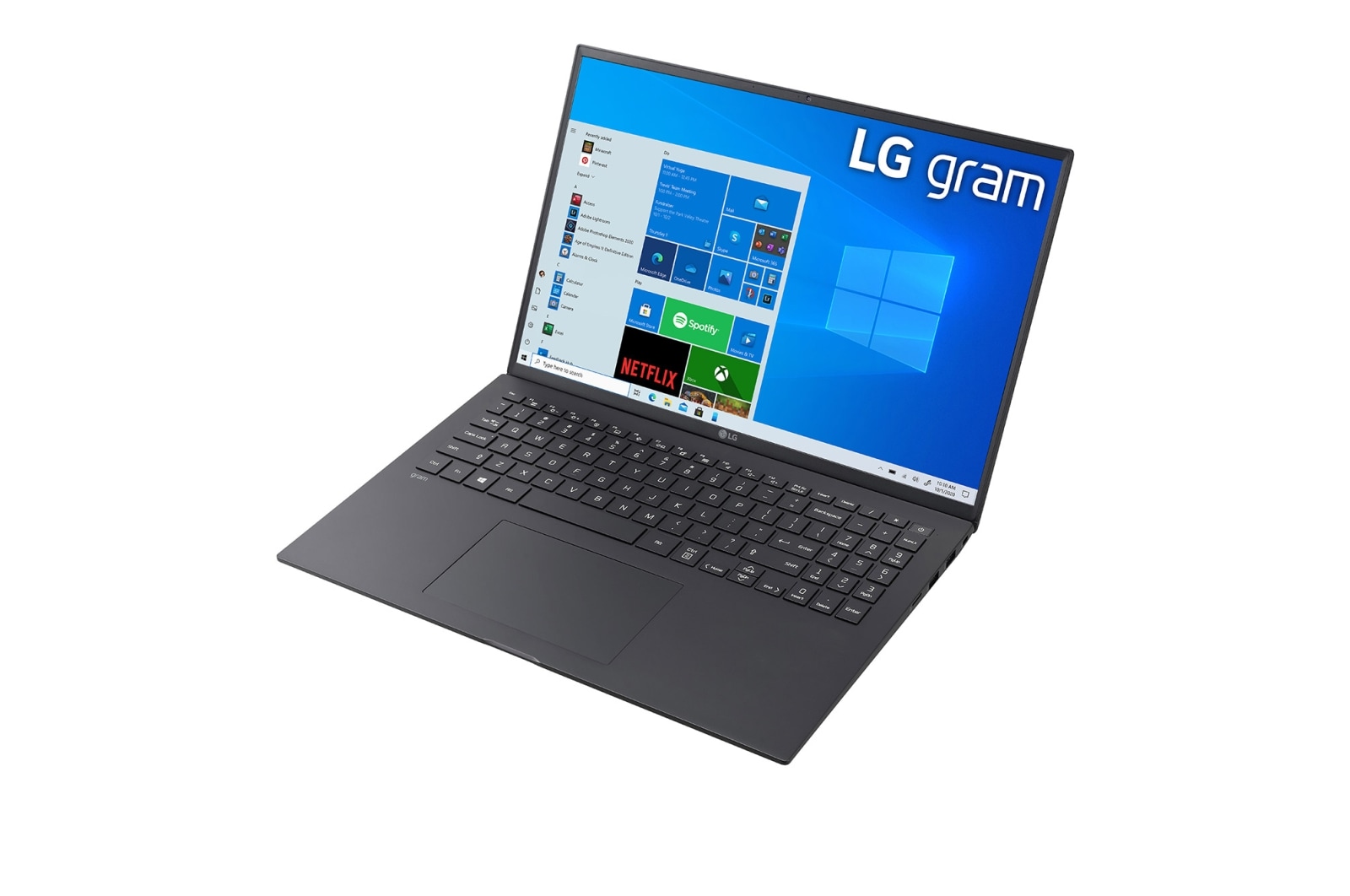 LG gram 16” 輕贏隨型 極致輕薄筆電 – 曜石黑 (i7), 16Z90P-G