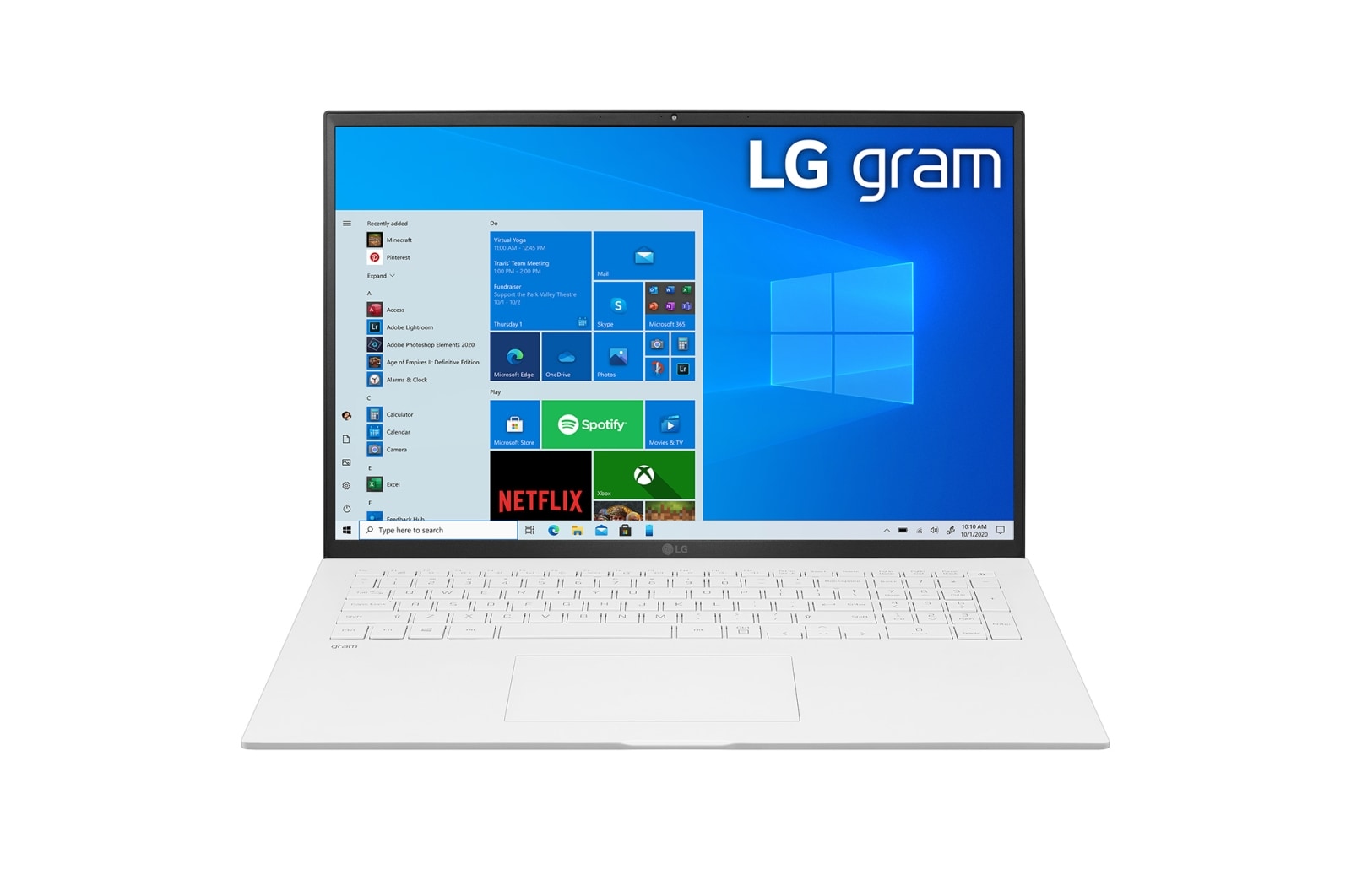 LG gram 17” 輕贏隨型 極致輕薄筆電 – 冰雪白 (i5), 17Z90P-G