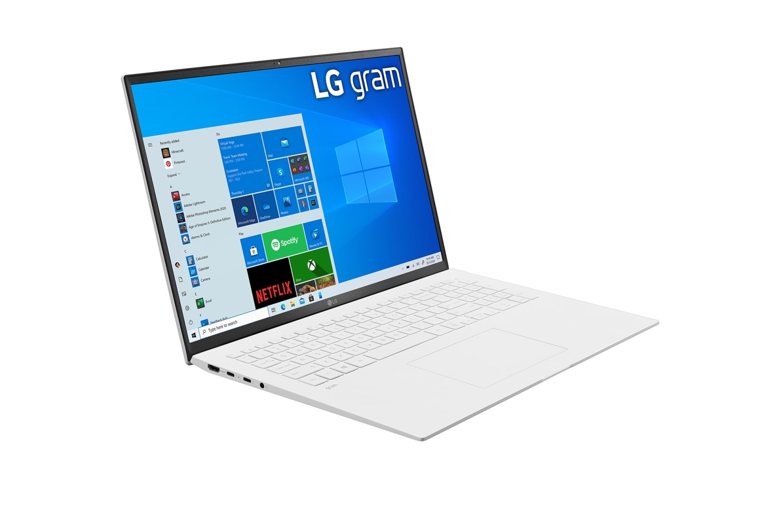 LG gram 17” 輕贏隨型 極致輕薄筆電 – 冰雪白 (i5), 17Z90P-G