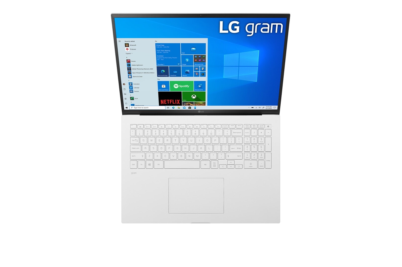 LG gram 17” 輕贏隨型 極致輕薄筆電 – 冰雪白 (i5), 17Z90P-G