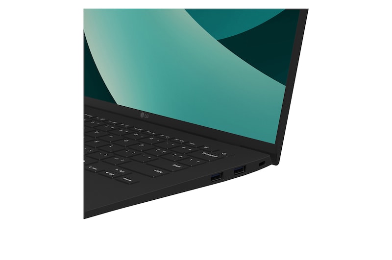 -30 度側面連接埠特寫圖,機蓋開啟