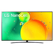 LG 一奈米 4K AI 語音物聯網智慧電視/75吋 (可壁掛), 75NANO76SQA