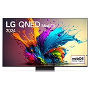 LG 65吋/ LG QNED MiniLED AI 量子奈米 4K 語音物聯網 91 系列 (可壁掛)/2024, 65QNED91TTA