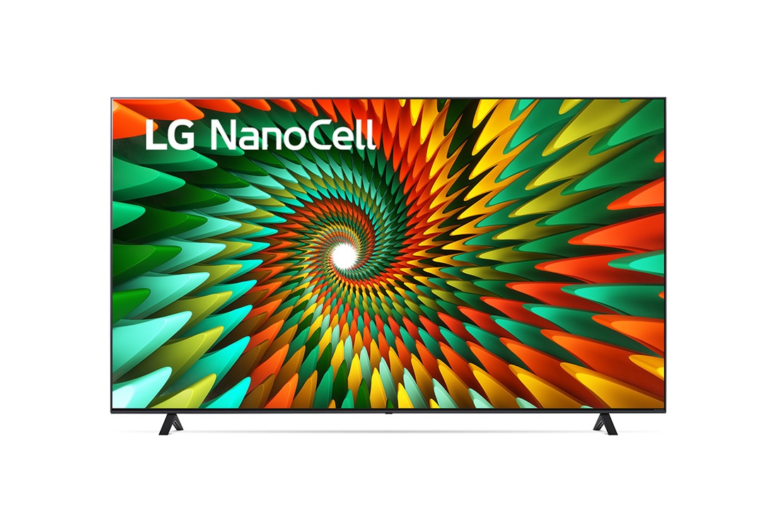 LG NanoCell 一奈米 4K AI 語音物聯網智慧電視/75吋 (可壁掛) / 2023, 75NANO77SRA