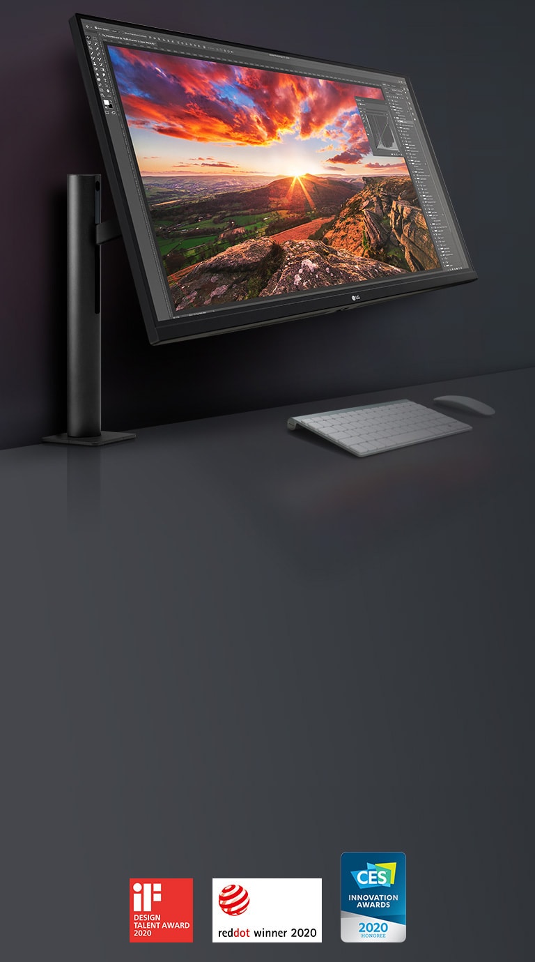 LG UltraFine™ Ergo 顯示螢幕：專為您設計