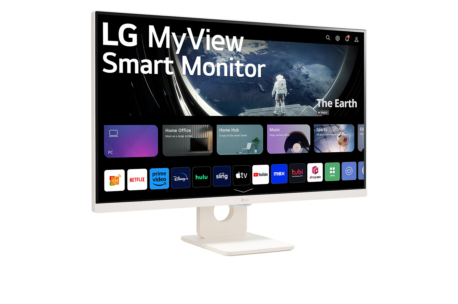 LG 27" Smart Monitor Full HD IPS 智慧螢幕 (搭載 webOS), 27SR50F-W