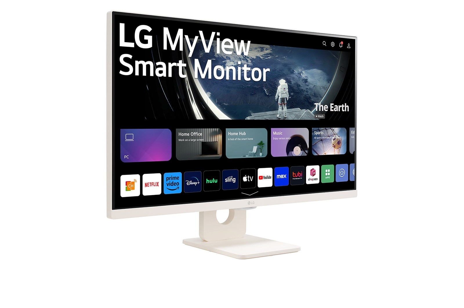LG 27" Smart Monitor Full HD IPS 智慧螢幕 (搭載 webOS), 27SR50F-W