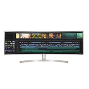 LG 49" LG UltraWide Dual QHD 顯示螢幕, 49WL95C-WE