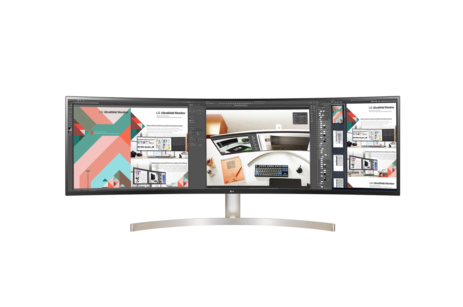 LG 49" LG UltraWide Dual QHD 顯示螢幕, 49WL95C-WE