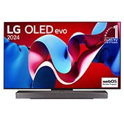 LG 55吋/ LG OLED evo AI 4K 語音物聯網 C4 極緻系列 (可壁掛)/2024, OLED55C4PTA