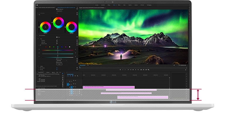 動態顯示超高解析 16:10 長寬比呈現螢幕影像畫面