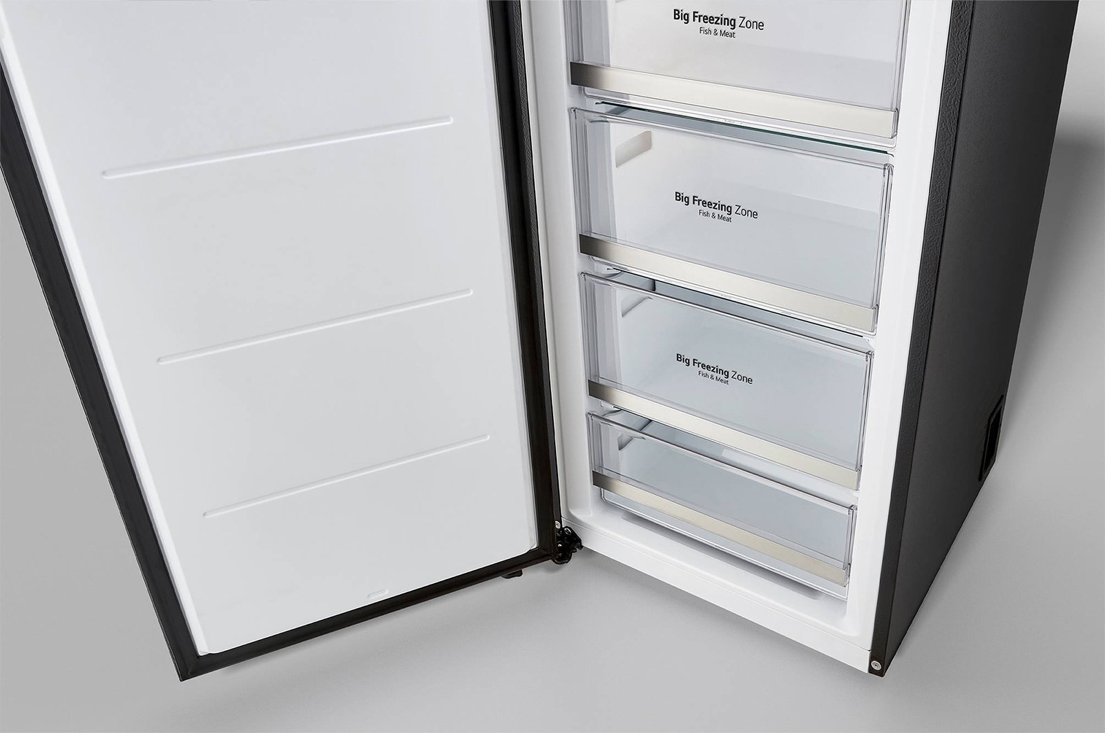 LG 324公升 Objet Collection<sup>®</sup> 智慧變頻單門冰箱|直立式冷凍櫃|可更換門片顏色, GC-FL40BE