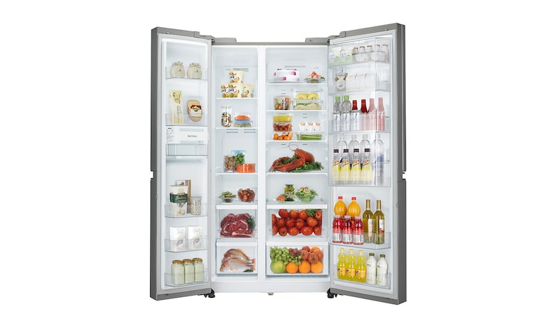 LG WiFi門中門對開冰箱 星辰銀 / 830公升, GR-DL80SV