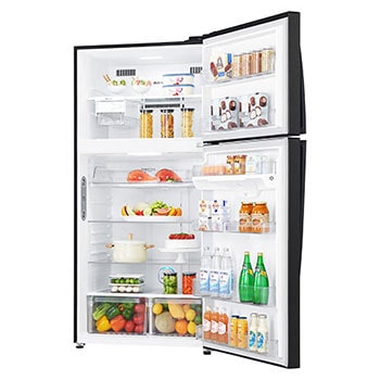 LG 608公升智慧變頻雙門冰箱|夜墨黑 , GR-HL600MBN