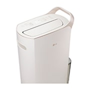 LG Puricare™ 雙變頻除濕機 - 19公升｜Objet Collection<sup>®</sup> (珍珠白), MD191QEE0