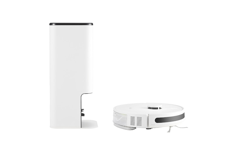 LG CordZero™ R5T 濕拖掃地機器人|雲朵白|自動除塵, R5ULTIMATE1