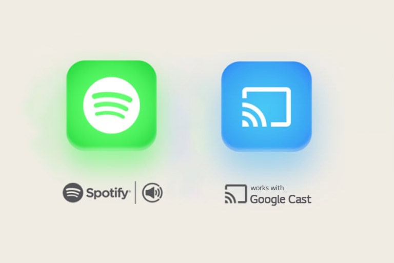 Spotify 標誌 Google Cast 標誌