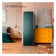 LG Styler<sup>®</sup>蒸氣電子衣櫥｜Objet Collection (容量加大款) - 石墨綠, B723OG