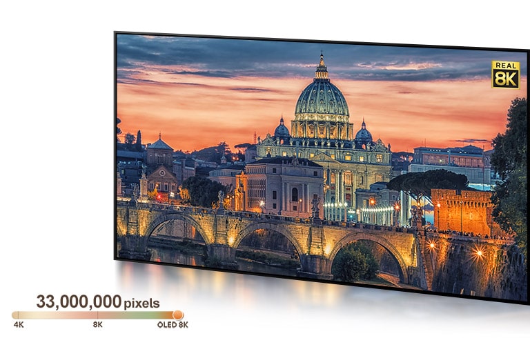 一個電視屏幕捕捉聖路易斯的風景。 聖彼得廣場(播放視頻)