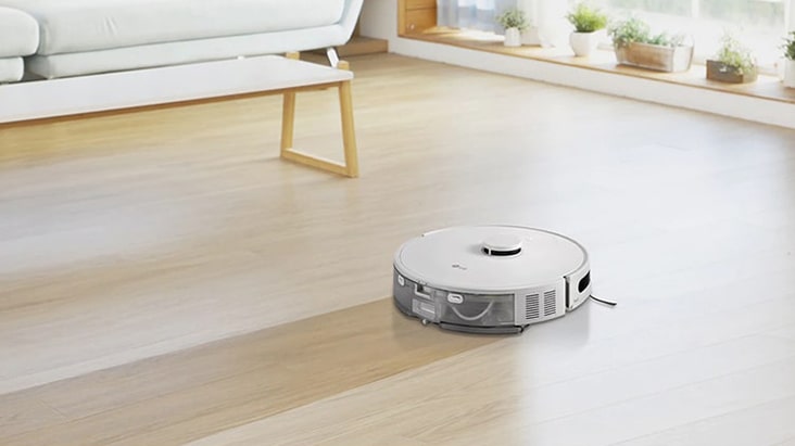 當偵測到地毯,吸力將自動加強 當偵測到地毯,吸力將自動加強