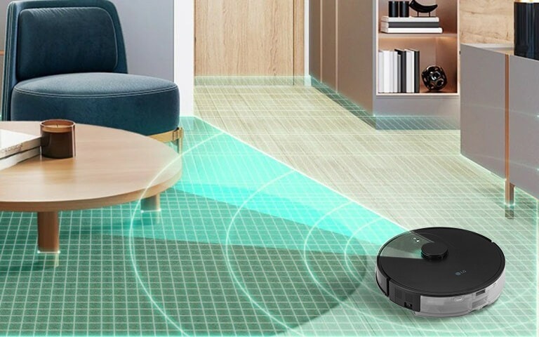 偵測家中環境以達到智慧順暢的清潔。