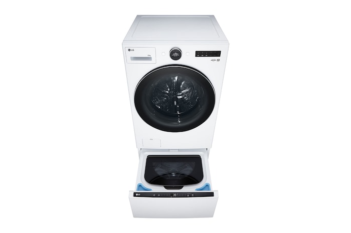 LG 洗22+2.5公斤 TWINWash 雙能洗|冰瓷白|蒸洗脫, TW22FWPT.S250HW