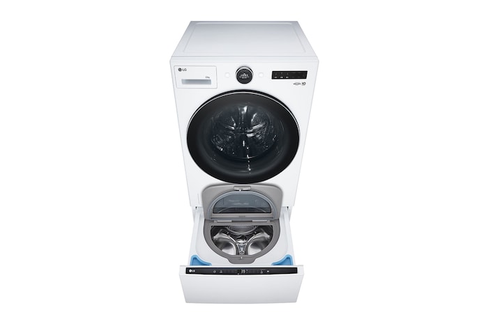 LG 洗22+2.5公斤 TWINWash 雙能洗|冰瓷白|蒸洗脫, TW22FWPT.S250HW