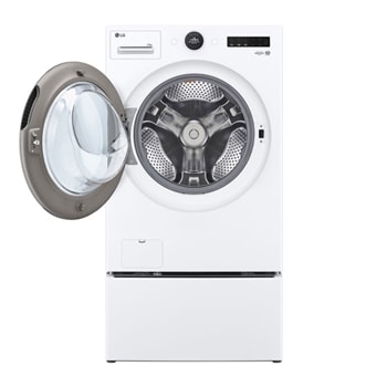 LG TWINWash™ 雙能洗 (蒸洗脫)｜22公斤+2.5公斤洗衣容量 (冰瓷白), TW22FWPT.S250HW