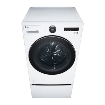 LG TWINWash™ 雙能洗 (蒸洗脫)｜22公斤+2.5公斤洗衣容量 (冰瓷白), TW22FWPT.S250HW