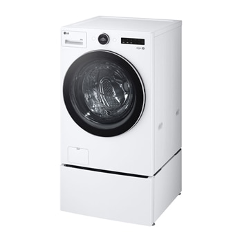 LG TWINWash™ 雙能洗 (蒸洗脫)｜22公斤+2.5公斤洗衣容量 (冰瓷白), TW22FWPT.S250HW