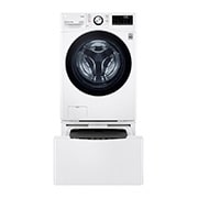 LG TWINWash™ 雙能洗 (蒸洗脫)｜15公斤+2公斤洗衣容量 (冰瓷白), TW15WPT.200AHW