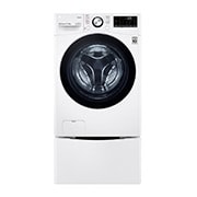 LG TWINWash™ 雙能洗  (蒸洗脫烘)｜15公斤+2公斤洗衣容量 (冰瓷白), TW15DPT.200AHW