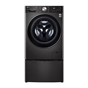 LG TWINWash™ 雙能洗 (蒸洗脫烘)｜13公斤+2公斤洗衣容量 (尊爵黑), TW13APT