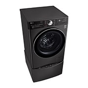 LG TWINWash™ 雙能洗 (蒸洗脫烘)｜13公斤+2公斤洗衣容量 (尊爵黑), TW13APT