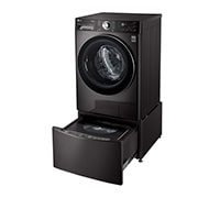 LG TWINWash™ 雙能洗 (蒸洗脫烘)｜13公斤+2公斤洗衣容量 (尊爵黑), TW13APT