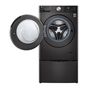 LG TWINWash™ 雙能洗 (蒸洗脫烘)｜13公斤+2公斤洗衣容量 (尊爵黑), TW13APT