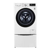 LG TWINWash™ 雙能洗 (蒸洗脫)｜13公斤+2公斤洗衣容量 (冰瓷白), TW13BPT