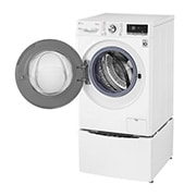 LG TWINWash™ 雙能洗 (蒸洗脫)｜13公斤+2公斤洗衣容量 (冰瓷白), TW13BPT