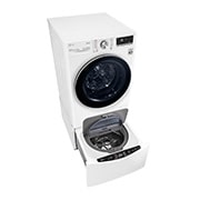 LG TWINWash™ 雙能洗 (蒸洗脫)｜13公斤+2公斤洗衣容量 (冰瓷白), TW13BPT