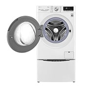 LG TWINWash™ 雙能洗 (蒸洗脫)｜13公斤+2公斤洗衣容量 (冰瓷白), TW13BPT