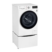 LG TWINWash™ 雙能洗 (蒸洗脫)｜13公斤+2公斤洗衣容量 (冰瓷白), TW13CPT