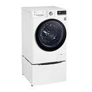 LG TWINWash™ 雙能洗 (蒸洗脫烘)｜13公斤+2公斤洗衣容量 (冰瓷白), TW13DPT