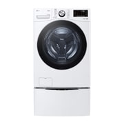 LG  TWINWash™ 雙能洗 (蒸洗脫烘)｜18公斤+2.5公斤洗衣容量 (冰瓷白), TW18DWPT