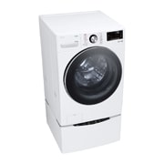 LG  TWINWash™ 雙能洗 (蒸洗脫烘)｜18公斤+2.5公斤洗衣容量 (冰瓷白), TW18DWPT