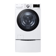 LG TWINWash™ 雙能洗 (蒸洗脫)｜18公斤+2.5公斤洗衣容量 (冰瓷白), TW18VWPT