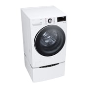 LG  TWINWash™ 雙能洗 (蒸洗脫烘)｜19公斤+2.5公斤洗衣容量 (冰瓷白), TW19DWPT