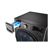 LG TWINWash™ 雙能洗 (蒸洗脫)｜21公斤+2.5公斤洗衣容量 (尊爵黑), TW21BPT