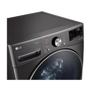 LG TWINWash™ 雙能洗 (蒸洗脫烘)｜21公斤+2.5公斤洗衣容量 (尊爵黑), TW21DPT